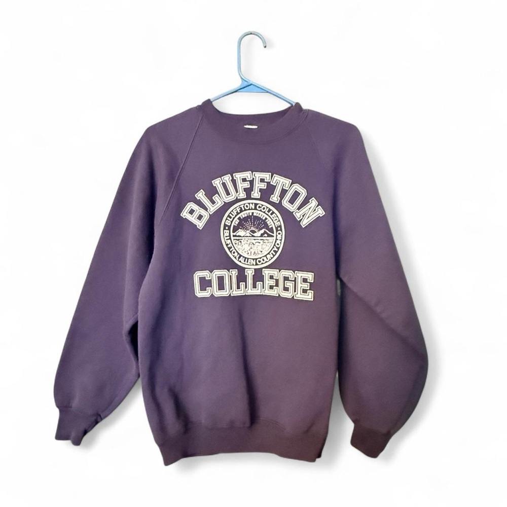 Vintage Bluffton College Sweatshirt Ohio Medium (fits more like a small)